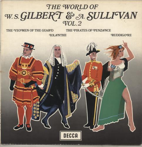 The D'Oyly Carte Opera Company The World Of Gilbert & Sullivan: Vol. 2 vinyl LP album (LP record) UK 2EPLPTH702951