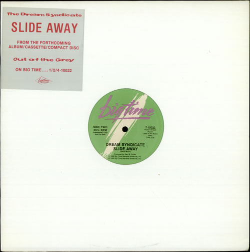 The Dream Syndicate Slide Away 12" vinyl single (12 inch record / Maxi-single) US DSY12SL511005
