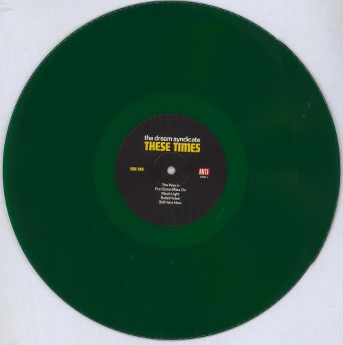The Dream Syndicate These Times - Green Vinyl vinyl LP album (LP record) UK DSYLPTH829042