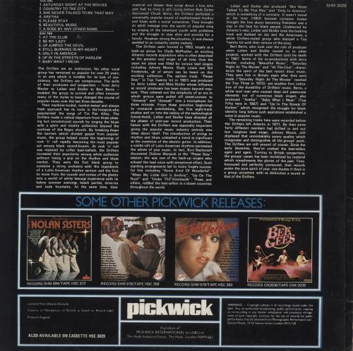 The Drifters Saturday Night At The Club vinyl LP album (LP record) UK TD3LPSA859913