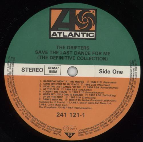 The Drifters Save The Last Dance For Me vinyl LP album (LP record) UK TD3LPSA453928