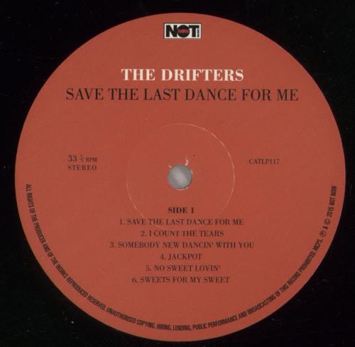 The Drifters Save The Last Dance For Me vinyl LP album (LP record) UK TD3LPSA873885