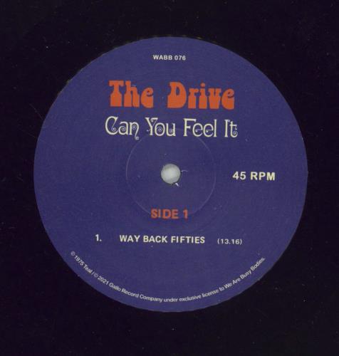 The Drive Can You Feel It vinyl LP album (LP record) Canadian 9M-LPCA868508