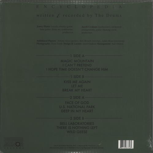 The Drums Encyclopedia - 180gm Vinyl - Sealed vinyl LP album (LP record) UK UMSLPEN789004