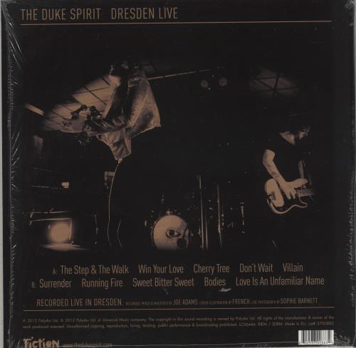 The Duke Spirit Dresden Live - RSD12 + Opened Shrinkwrap vinyl LP album (LP record) UK UKILPDR871289