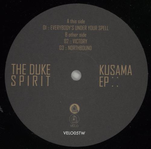 The Duke Spirit Kusama EP - Autographed 12" vinyl single (12 inch record / Maxi-single) UK UKI12KU867860