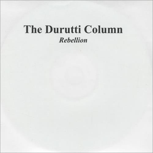 The Durutti Column Rebellion CD-R acetate UK DTICRRE196695