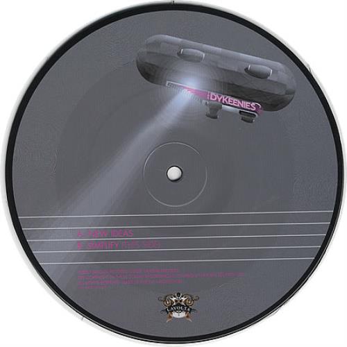 The Dykeenies New Ideas 7" vinyl picture disc (7 inch picture disc single) UK DYE7PNE396089