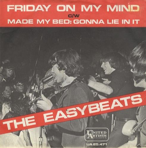 The Easybeats Friday On My Mind 7" vinyl single (7 inch record / 45) Dutch ESB07FR212537