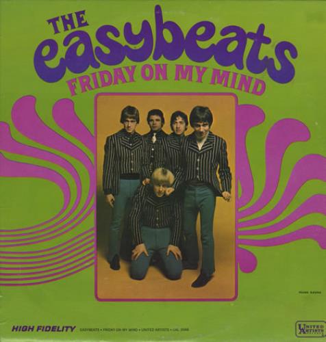 The Easybeats Friday On My Mind vinyl LP album (LP record) US ESBLPFR381053
