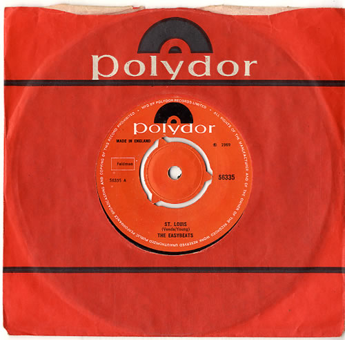 The Easybeats St. Louis 7" vinyl single (7 inch record / 45) UK ESB07ST620781