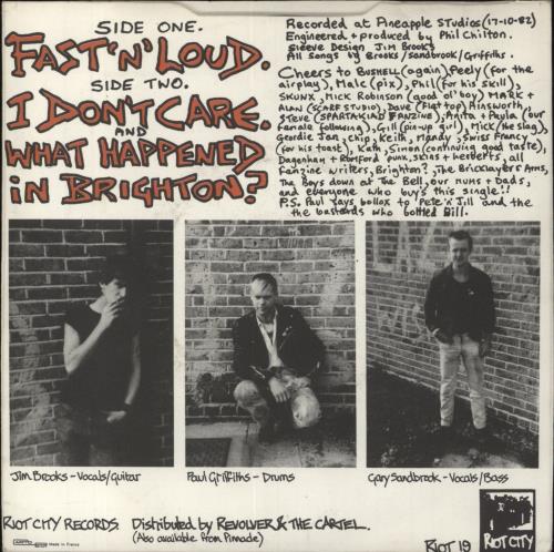 The Ejected Noise For The Boys! (E.P.) 7" vinyl single (7 inch record / 45) UK 8QH07NO857952