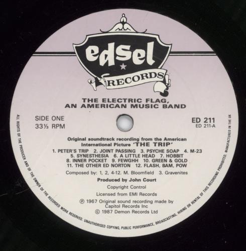 The Electric Flag The Trip vinyl LP album (LP record) UK ECFLPTH696471