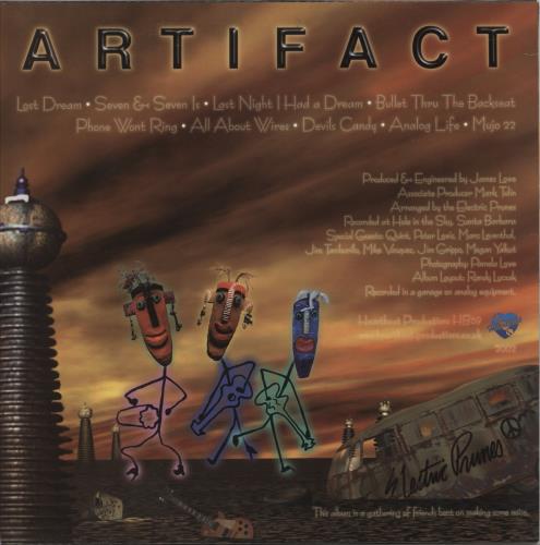 The Electric Prunes Artifact vinyl LP album (LP record) UK EPRLPAR875907