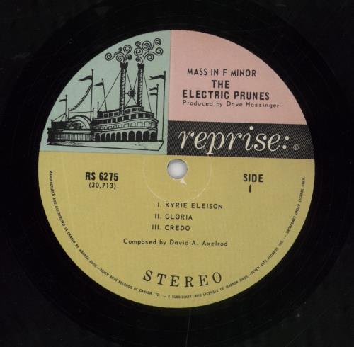 The Electric Prunes Mass In F Minor - shrink vinyl LP album (LP record) Canadian EPRLPMA817088