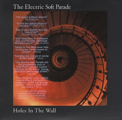 The Electric Soft Parade Holes In The Wall CD album (CDLP) UK ESFCDHO224847