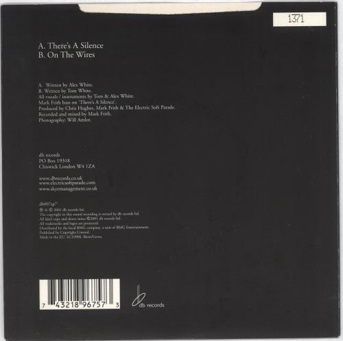 The Electric Soft Parade There's A Silence 7" vinyl single (7 inch record / 45) UK ESF07TH200303