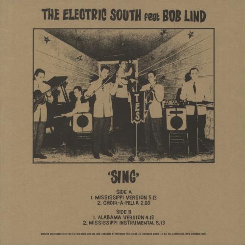 The Electric South Sing 10" vinyl single (10 inch record) UK -RI10SI888213