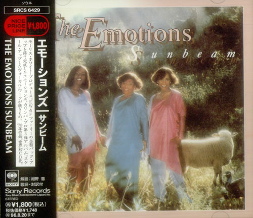The Emotions (Soul) Sunbeam CD album (CDLP) Japanese EMNCDSU545245