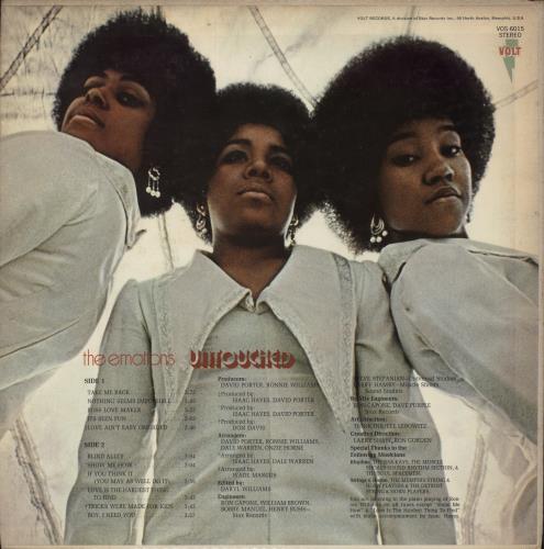 The Emotions Untouched vinyl LP album (LP record) US -I7LPUN889144