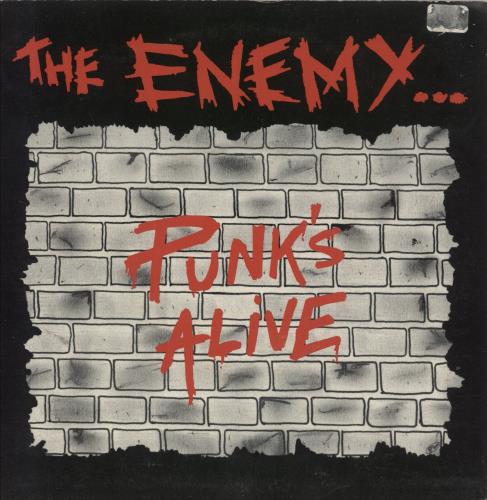 The Enemy (80S/Punk) Punk's Alive - Blue Vinyl 7" vinyl single (7 inch record / 45) UK 4OF07PU866617