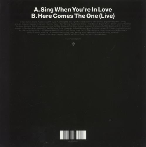 The Enemy Sing When You're In Love - Lilac Vinyl 7" vinyl single (7 inch record / 45) UK EN307SI866558