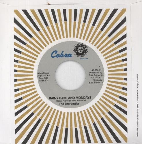 The Energettics You Make Me Nothing 7" vinyl single (7 inch record / 45) US 7UE07YO854762