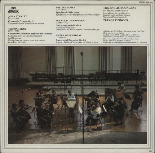 The English Concert A Grand Concert Of Musick (English Baroque Concerti) vinyl LP album (LP record) German X2XLPAG752301