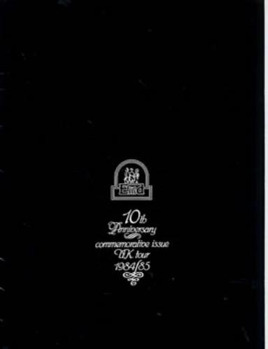 The Enid 10th Anniversary Commemorative Issue tour programme UK EIDTRTH312495