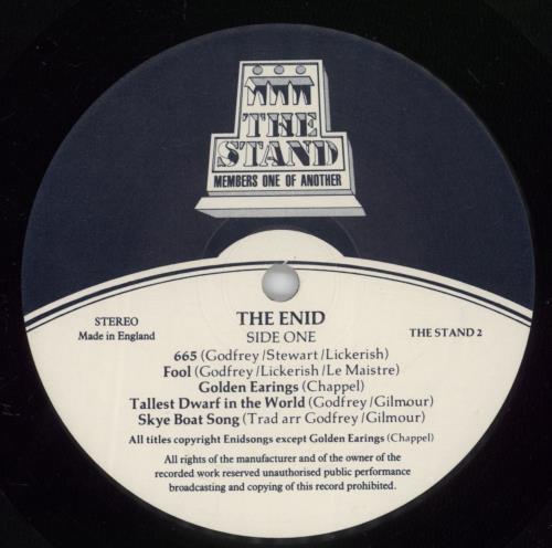 The Enid 1985-1986 vinyl LP album (LP record) UK EIDLP384535