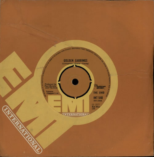 The Enid Golden Earrings 7" vinyl single (7 inch record / 45) UK EID07GO589193