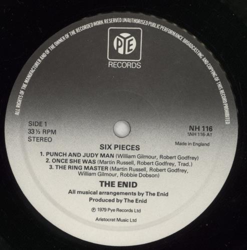 The Enid Six Pieces - EX vinyl LP album (LP record) UK EIDLPSI787553
