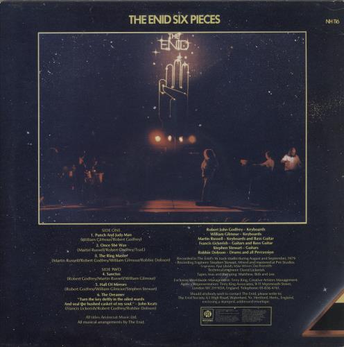 The Enid Six Pieces - EX vinyl LP album (LP record) UK EIDLPSI787553