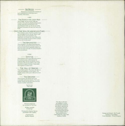 The Enid Six Pieces vinyl LP album (LP record) UK EIDLPSI463229