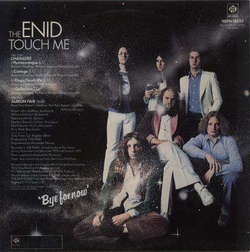 The Enid Touch Me vinyl LP album (LP record) UK EIDLPTO284636