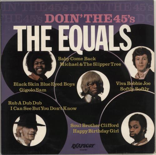 The Equals Doin' The 45's vinyl LP album (LP record) UK EQULPDO707466