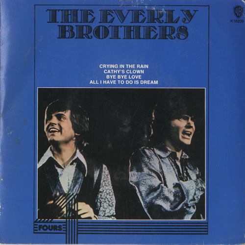 The Everly Brothers Fours EP 7" vinyl single (7 inch record / 45) UK EBR07FO473741