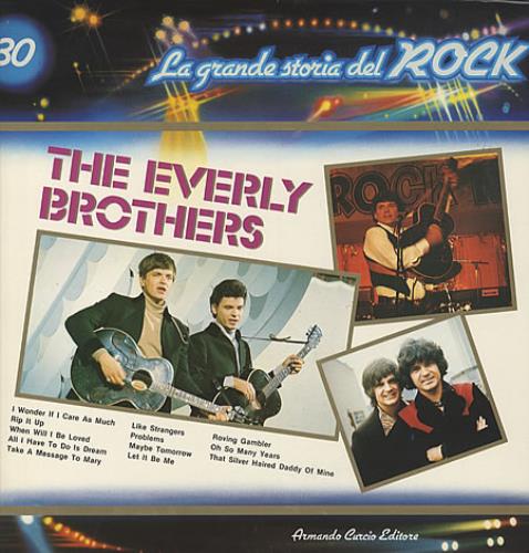 The Everly Brothers La Grande Storia Del Rock #30 vinyl LP album (LP record) Italian EBRLPLA333542