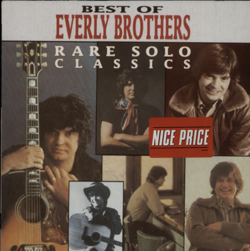 The Everly Brothers Rare Solo Classics vinyl LP album (LP record) Dutch EBRLPRA599076