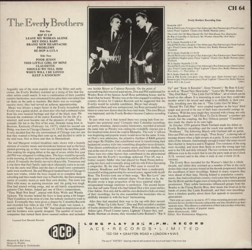 The Everly Brothers Rip It Up vinyl LP album (LP record) UK EBRLPRI232179