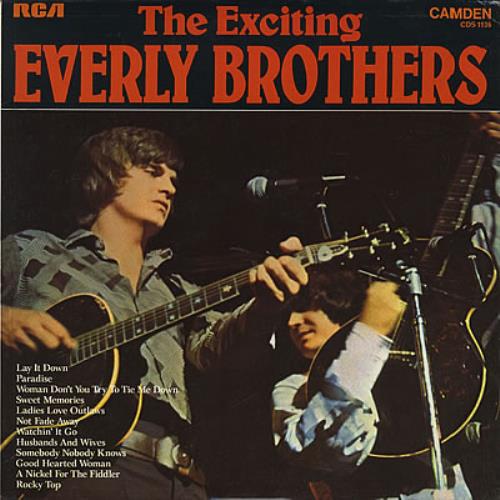 The Everly Brothers The Exciting Everly Brothers vinyl LP album (LP record) UK EBRLPTH382708