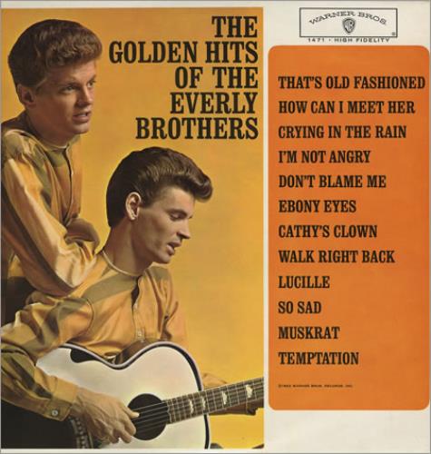 The Everly Brothers The Golden Hits Of The Everly Brothers vinyl LP album (LP record) UK EBRLPTH259720