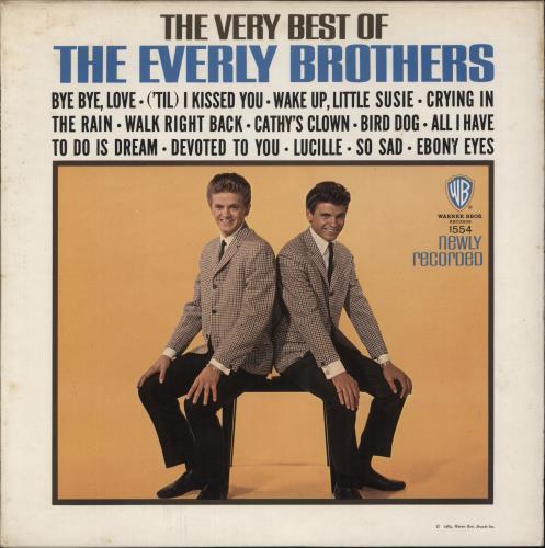 The Everly Brothers The Very Best Of The Everly Brothers - EX vinyl LP album (LP record) UK EBRLPTH875271