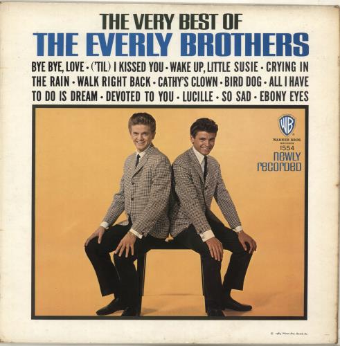 The Everly Brothers The Very Best Of The Everly Brothers vinyl LP album (LP record) US EBRLPTH703972