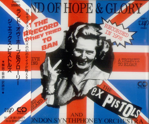 The Ex Pistols Land Of Hope & Glory CD single (CD5 / 5") Japanese TEPC5LA166855