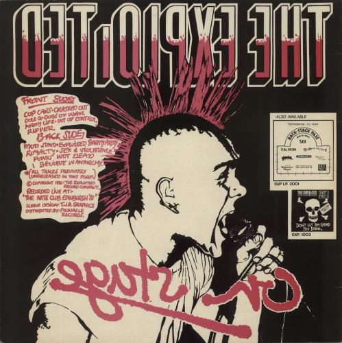 The Exploited On Stage - Yellow Vinyl vinyl LP album (LP record) UK EXDLPON871456