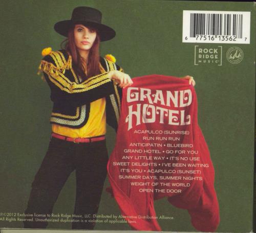 The Explorers Club Grand Hotel CD album (CDLP) US TXUCDGR774495