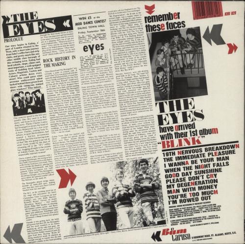 The Eyes Blink vinyl LP album (LP record) UK EYELPBL839830
