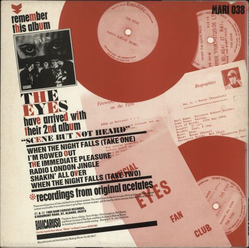 The Eyes Scene But Not Heard vinyl LP album (LP record) UK EYELPSC342081