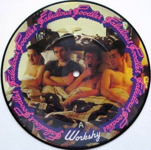 The Fabulous Poodles Workshy 7" vinyl picture disc (7 inch picture disc single) UK FP07PWO567425
